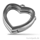 Artikelbild 1 des Artikels “Medaillon Herz mit Öse- Silber, 25 mm, 1 Stück “