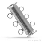 Artikelbild 1 des Artikels “Messing Magnetschiebeverschluß, 3-reihig, 20 mm Platin“