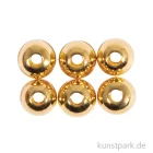 Artikelbild 1 des Artikels “Metall Abstandsperle für Schmuck, 5 mm ø, Gold, 6 Stück “