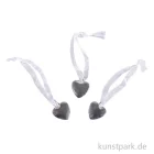 Artikelbild 1 des Artikels “Metall-Dekoanhänger Herz, Silber, 2,5 cm, 3 Stück “