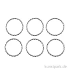 Artikelbild 1 des Artikels “Metall Ring gedreht für Schmuck, 20 mm, Silber, 6 Stück “