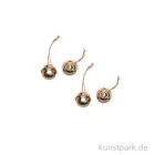 Artikelbild 1 des Artikels “Metallglöckchen Weihnachtsanhänger Champagner, 4 Stück, 3 x 3 x 2,7 cm “