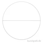 Artikelbild 1 des Artikels “Metallring mit Querstrebe, Off White Matt, 25 cm “