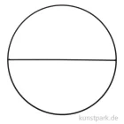Artikelbild 1 des Artikels “Metallring mit Querstrebe, Schwarz Matt, 25 cm “