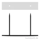 Artikelbild 1 des Artikels “Metallsockel schwarz mit 2 Steckspitzen, 10 x 30 cm, Höhe 20 cm “