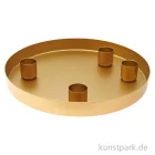 Artikelbild 1 des Artikels “Metalltablett mit 4 magnetischen Kerzenhaltern, Gold “