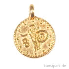 Artikelbild 1 des Artikels “Mini-Anhänger Metall - goldene Münze, 6 Stück “