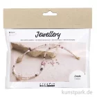 Artikelbild 1 des Artikels “Mini Bastelset Schmuck, Halskette + Ohrringe, Chunky, Rosé “
