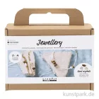 Artikelbild 1 des Artikels “Mini Bastelset Schmuck, Halskette + Ohrringe mit Kristallen “