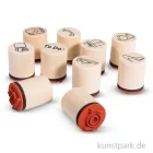 Artikelbild 1 des Artikels “Mini Holzstempel-Set - Plan, 2 cm, 10 Stück sortiert “