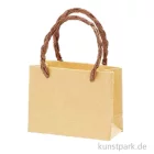 Artikelbild 1 des Artikels “Mini Papiertasche, Natur, 4 x 1,5 x 3 cm, 2 Stk. “
