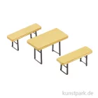 Artikelbild 1 des Artikels “Mini Picknicktisch, 6x3,5x3 cm, 3-teilig “