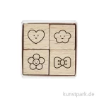 Artikelbild 1 des Artikels “Mini Stempelset - Chingu, 4 Holzstempel, 3 x 3 x 3 cm “