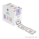 Artikelbild 1 des Artikels “Mini Sticker - La Vie en Rose, Briefmarken, 120 Aufkleber “