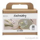 Artikelbild 1 des Artikels “Mini Stickset - Stickrahmen, Staubgrün “