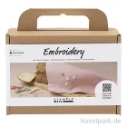 Artikelbild 1 des Artikels “Mini Stickset - Stoffserviette, Staubrosa “