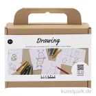 Artikelbild 1 des Artikels “Mini Zeichenset für Kinder - Monster zeichnen lernen “