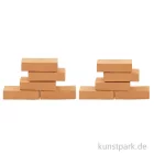 Artikelbild 1 des Artikels “Mini Ziegelsteine, Rot, 1,6 x 0,8 x 0,45 cm, 10 Stück “