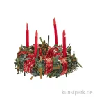 Artikelbild 1 des Artikels “Miniatur Adventskranz, Grün Rot, 4 cm “