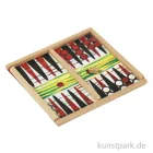 Artikelbild 1 des Artikels “Miniatur Backgammon Spielbrett, 4,5 x 4 x 0,2 cm “