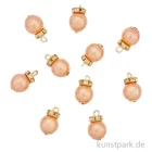 Artikelbild 1 des Artikels “Miniatur Christbaumkugeln, Champagner, ca. 1 cm, 10 Stück “