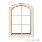 Artikelbild 1 des Artikels “Miniatur Fenster mit Bogen, Holz, 7,5 x 10 cm “