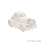 Artikelbild 1 des Artikels “Miniatur Hochzeits-Auto - Vintage, 5 cm Weiß-Rosa“