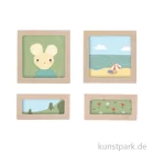 Artikelbild 1 des Artikels “Miniatur Holz Bilderrahmen in 2 Größen, 4er Set “