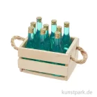 Artikelbild 1 des Artikels “Miniatur Holzkiste mit Flaschen, ca. 4 cm “