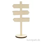 Artikelbild 1 des Artikels “Miniatur Holzschild mit Sockel, Breite 6 cm, Höhe 12 cm “