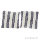 Artikelbild 1 des Artikels “Miniatur Kissen, Dunkelblau gestreift, 2,8 x 2,8 cm, 2 Stück “