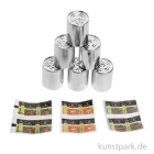 Artikelbild 1 des Artikels “Miniatur Konserven Dosen, Metall, 1,1 x 0,8 cm, 6 Stück “