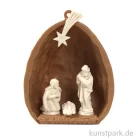 Artikelbild 1 des Artikels “Miniatur Krippe in Nussschale, 3,5 x 2 x 4 cm “