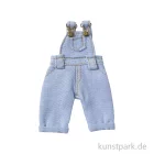 Artikelbild 1 des Artikels “Miniatur Latzhose, Blau, Jeans, 8,5 x 4 cm “