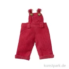Artikelbild 1 des Artikels “Miniatur Latzhose, Rot, Cord, 8,5 x 4 cm “