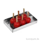 Artikelbild 1 des Artikels “Miniatur Liebesäpfel auf Blech, 2,5 x 1,5 x 1 cm “