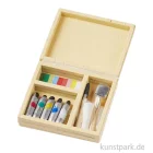 Artikelbild 1 des Artikels “Miniatur Malkasten mit Farben, 3,5 x 3 cm “