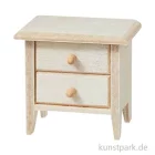 Artikelbild 1 des Artikels “Miniatur Nachtkästchen, Holz, Natur, 4,6 x 3,2 x 4,9 cm “