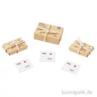 Artikelbild 1 des Artikels “Miniatur Päckchen + Briefe, Braun-Weiß, 15-30 mm, 6 Stück “