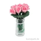 Artikelbild 1 des Artikels “Miniatur Rosenstrauß in Vase, Hellrosa, 3,5 x 3 cm “