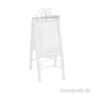 Artikelbild 1 des Artikels “Miniatur-Schild aus Metall, 11 cm Weiß“