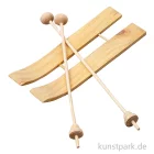 Artikelbild 1 des Artikels “Miniatur Ski mit Stöcken, Holz, 11 x 3,8 cm, 3 Paar “