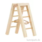 Artikelbild 1 des Artikels “Miniatur Stehleiter, Holz, Natur, 2,4 x 3,5 x 7,5 cm “