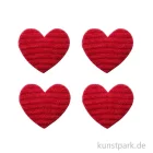 Artikelbild 1 des Artikels “Miniatur Stoffherz, Rot, 3,5 cm, 4 Stück “