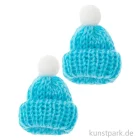 Artikelbild 1 des Artikels “Miniatur Strickmütze Blau, 2 Stück “