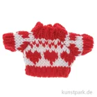 Artikelbild 1 des Artikels “Miniatur Strickpullover Rot-Weiß “