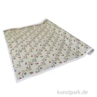 Artikelbild 1 des Artikels “Miniatur Tapete mit Blumen, Creme, 42 x 30 cm “