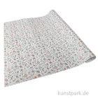 Artikelbild 1 des Artikels “Miniatur Tapete mit Blumenranken, Weiß, 50 x 30 cm “