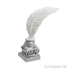 Artikelbild 1 des Artikels “Miniatur Tintenfass mit Feder, 0,7 x 0,7 x 2 cm “