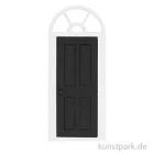 Artikelbild 1 des Artikels “Miniatur Tür mit Bogen, Schwarz-Weiß, 10 x 23,8 cm “